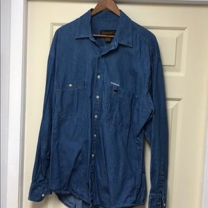 Men’s  Vintage Timberland Sundance denim shirt.